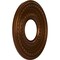 Ekena Millwork Cole PVC Ceiling Medallion (Canopies up to 4 1/4"), 10"OD x 3 1/2"ID x 3/4"P, Metallic Dark Copper CMP10COCDC - alternate 3